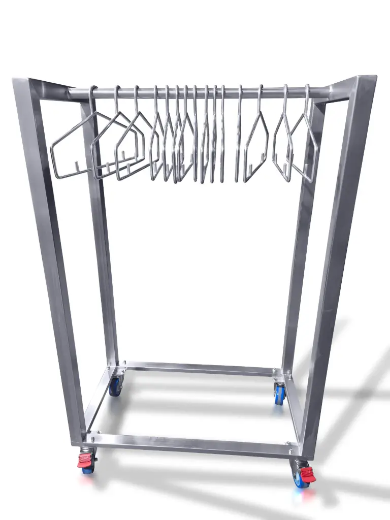 Lead Apron Rollstand, 1000W, 550D, 1340Hmm, 15 Hangers