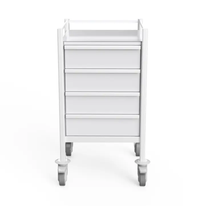 Multi-purpose Medical Trolley, 530W, 530D, 975H mm,  4 Drawers (4M)