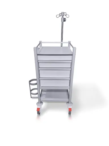 [MP-4848-1S-2M-PR)] Multi-Purpose Trolley 480W, 480D, 975Hmm, 3 Drawers (1S,2M), Pull Right slide