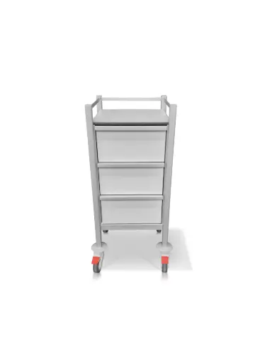 [MP-4343-3L] Multi-purpose Medical Trolley, 430W, 430D, 975Hmm 3 Drawer (3L)