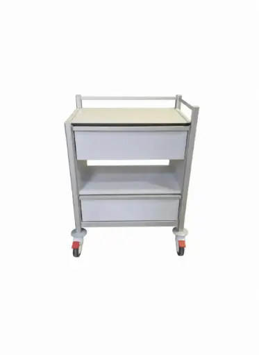 Podiatry Trolley, 680W, 430D, 845H mm, 2 Drawers (1L, 1L)
