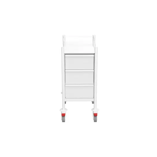 Multi-purpose Medical Trolley - 430W, 580D,  975Hmm, 3 drawers