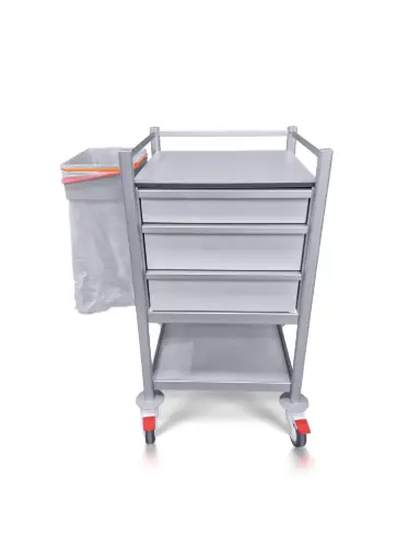 [MP-5353-1S-2M] Multi-purpose Medical trolley, 530W, 530D, 975H mm, 3 drawers, 1 shelf 