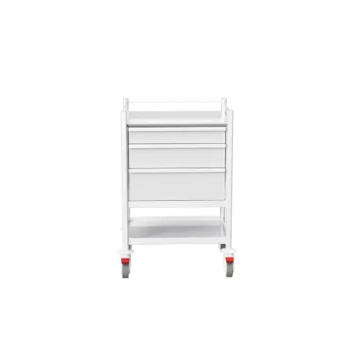 Multi-purpose Medical Trolley, 630W, 480D, 975Hmm, 3 drawer (1S-1M-1L), 1 shelf 