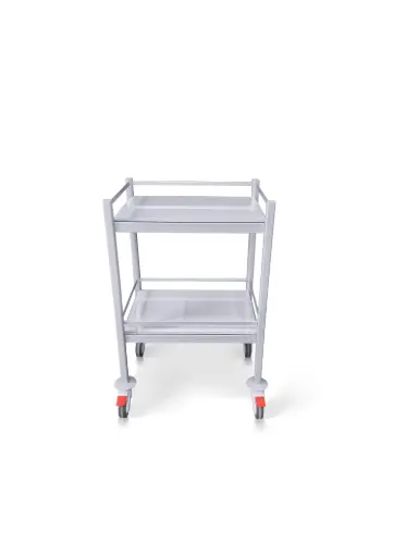 [DT-6348-2] Tasman Dressing Trolley, 630W, 480D, 975H, 2 Shelf  