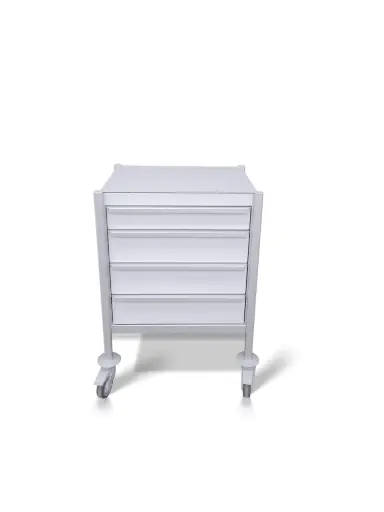 Medication Trolley, 630W, 480D, 900Hmm, 4 drawers (1S,3M)