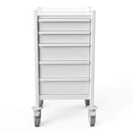 Airway Trolley, 480W, 480D, 935H, 5 Drawers (2S, 3M)