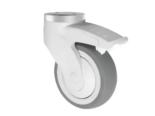 [TA-CAS-100-KIT] NEW 100mm Nylon Castor Set (2 Braked, 2 Non-braked)