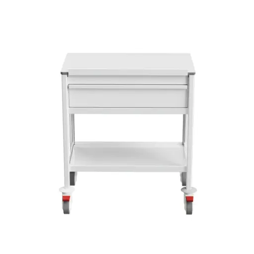 [EB-7848-1M-TT] End of Bed Chart Trolley, 780W, 480D, 900Hmm, 1 Drawer, Tilt Top