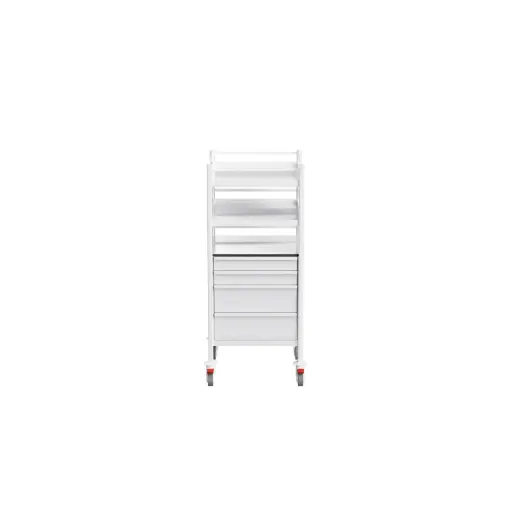 [ME-6358-2S-2L] Medical Equipment Trolley, 630W, 580D,1500Hmm, 4 drawers (2S, 2L)