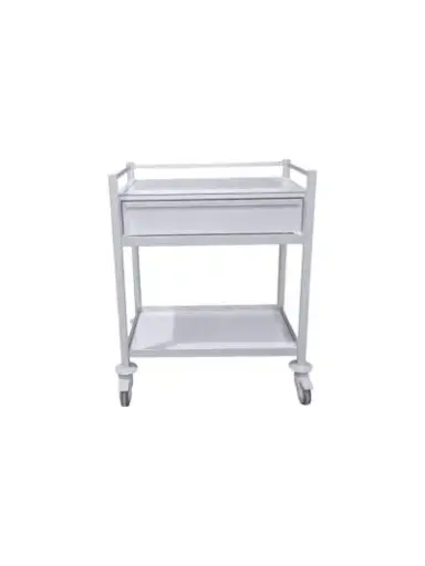 Multi-purpose Medical Trolley, 680W, 480D, 975Hmm, 1 drawer, 1 shelf