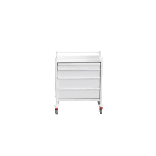 Multi-purpose Medical Trolley - 780H, 480D, 975Hmm, 4 drawers (1S,1M,2L) 
