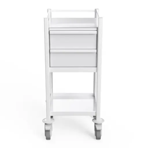 Multi-purpose Medical Trolley, 430W, 380D, 975Hmm, 2 Drawer, 1 Shelf  