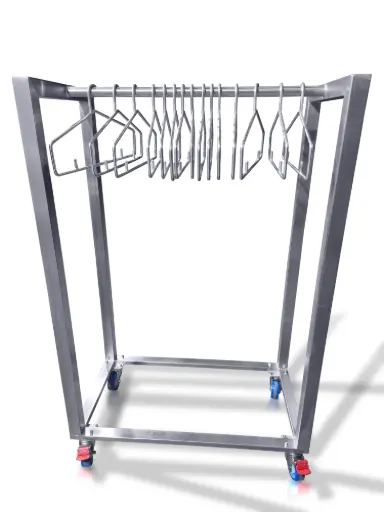 [HA-1055-15] Lead Apron Rollstand, 1000W, 550D, 1340Hmm, 15 Hangers