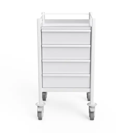 Multi-purpose Medical Trolley, 530W, 530D, 975H mm  - 4 drawers (4M)