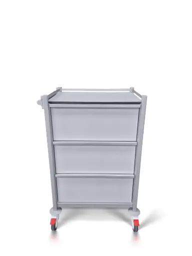 Medication Trolley, 680W, 480D, 1063Hmm, 3 drawers (3L250)