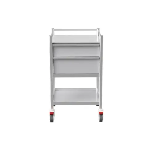 Multi-purpose Medical Trolley, 580W, 580D, 975Hmm, 2 Drawers, 1 Shelf 